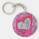 Love Recycled Key Chain