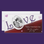 Love Red Valentine's Day Photo Card photo cards