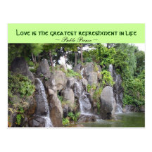 Love refreshes postcard