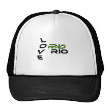 Love Rio Green Mesh Hats