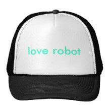 love robot mesh hat