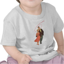 Love & Romance Vintage Illustration Tee Shirt
