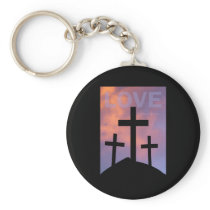 LOVE – Romans 5:8 Key Chains