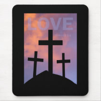 LOVE – Romans 5:8 Mousepads