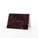 Love roses and vines cards