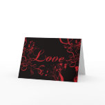 Love roses and vines cards