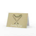 Love Sax Greetings Card