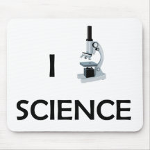 Love Science Microscope Mouse Pad