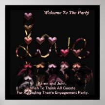 "Love Shines" Party Poster"*