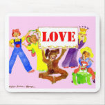 LOVE Sign Mouse Pads