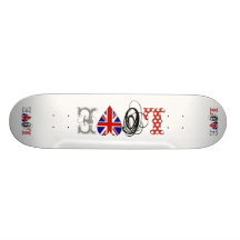 Love Skateboard Bedrucktes Skateboard