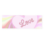 Love Skinny Profile Card Business Card Template