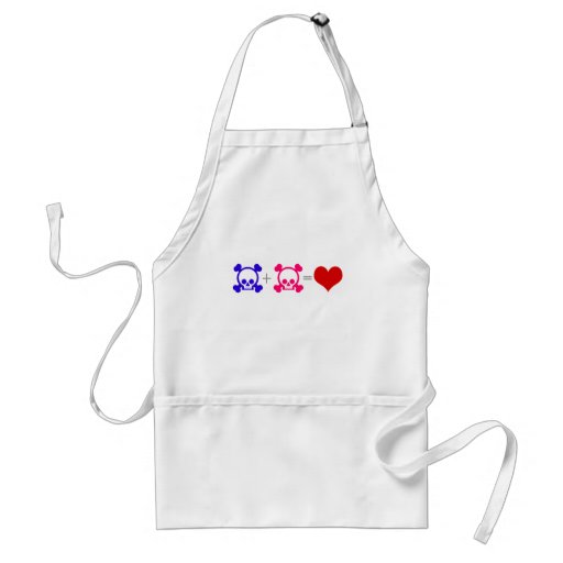 Love Skulls Aprons
