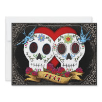 Love Skulls Invitation