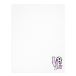 Love Soccer Letterhead Template