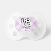 Love Soccer Pacifier