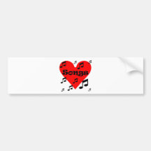 Love song bumper sticker