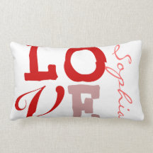 Love Sophia Personalized Name Pillowcase for Girls