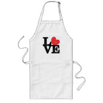 Love Squared Floral Imprint Apron