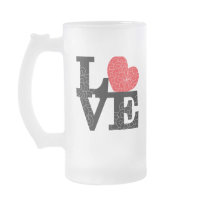 Love Squared Floral Imprint Coffee Mugs