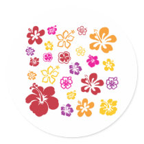 Love Round Stickers