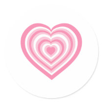 Love Round Stickers