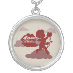 Love Stinks Anti-Valentines Day Cupid Custom Necklace