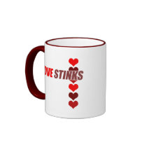 Love Stinks Anti Valentine's Day Coffee Mug