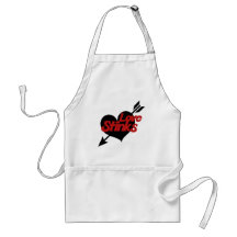 Love Stinks Aprons