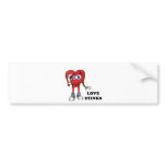 love stinks bumper stickers