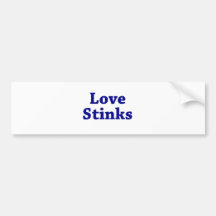 Love Stinks Bumper Stickers