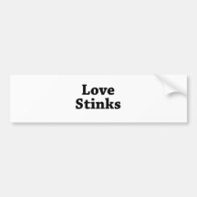Love Stinks Bumper Stickers