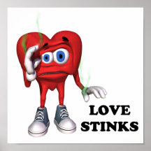 love stinks print