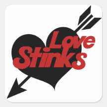 Love Stinks Sticker