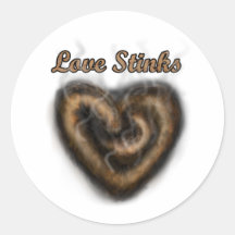 Love Stinks Stickers