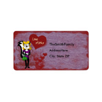 Love Stinks Valentine Address Label