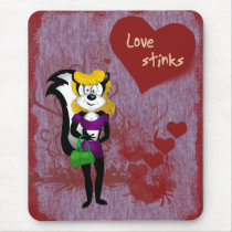 Love Stinks Valentine Mousepad