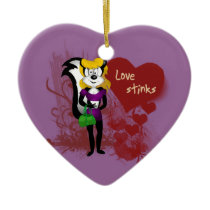 Love Stinks Valentine Ornament