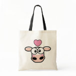 Love Struck Cow Tote Bag