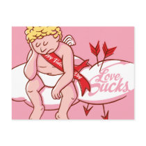 Love Sucks Cupid Anti Valentine Postcard CUSTOMIZE