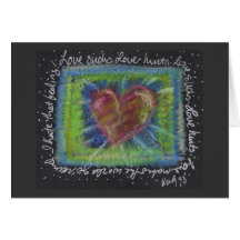 LOVE SUCKS GREETING CARD