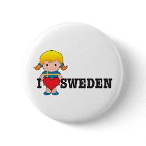 Love Sweden Buttons