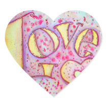 Love Sweet Pink Sticker