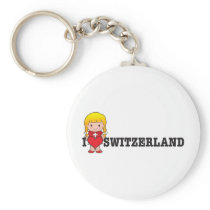 Love Switzerland Keychains