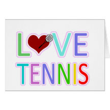 LOVE TENNIS CARDS