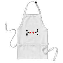 Love Texting Punctuation Smileys- Aprons