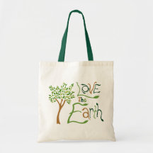 Love the Earth Reusable Tote Bag