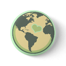 Love the Planet Earth Day Buttons