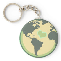 Love the Planet Earth Day Key Chain