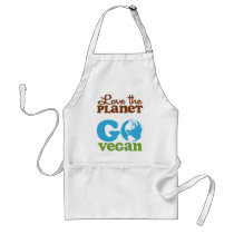 Love the Planet Go Vegan Aprons